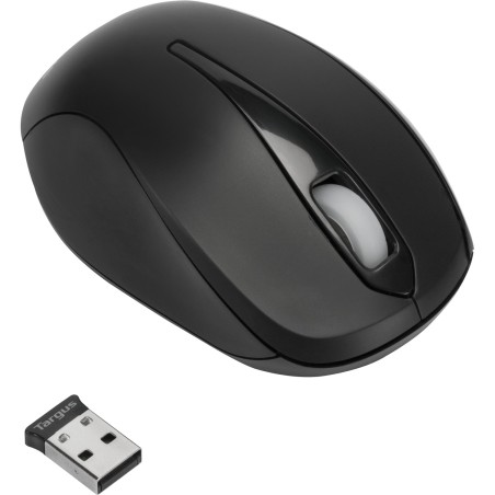Targus AMW060EU ratón Viajes Ambidextro RF inalámbrico Óptico 1600 DPI