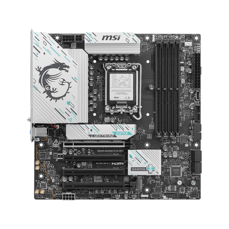 MSI B860M GAMING PLUS WIFI placa base Intel B860 LGA 1851 (Socket V1) micro ATX