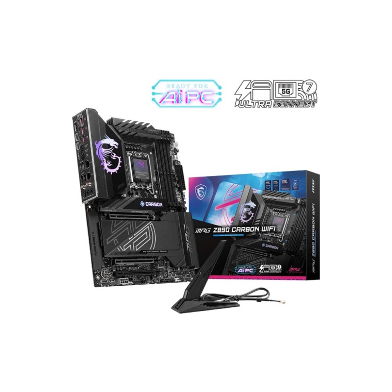 MSI MPG Z890 CARBON WIFI placa base Intel Z890 LGA 1851 (Socket V1) ATX