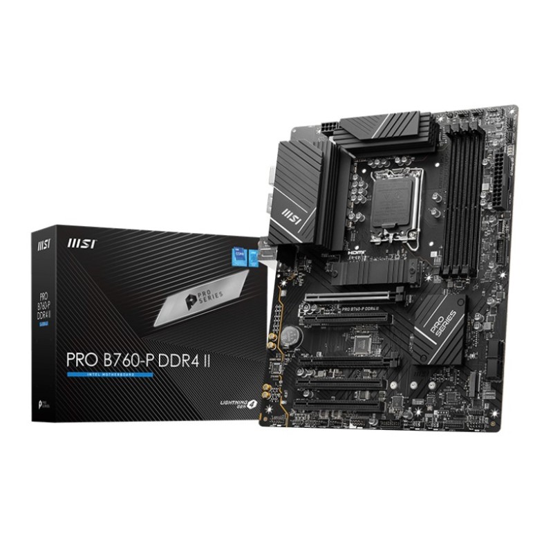 MSI PRO B760-P DDR4 II placa base Intel B760 LGA 1700 ATX