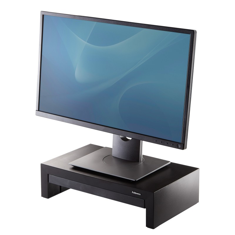 Fellowes Designer Suites 53,3 cm (21") Escritorio Negro, Perlado