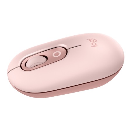 Logitech POP Mouse, ratón inalámbrico Bluetooth compacto y portátil con botones programables y clics discretos, tecnología
