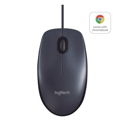 Logitech B100 ratón Oficina Ambidextro USB tipo A Óptico 800 DPI