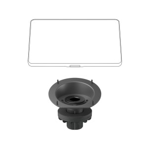 Logitech 952-000080 accesorio para videoconferencia Soporte elevador Grafito