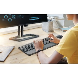 Philips 6000 series SPT6607B 16 teclado Ratón incluido Universal RF Wireless + Bluetooth Negro