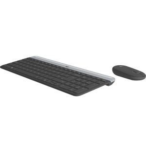 Logitech 920-009198 teclado Ratón incluido Universal RF inalámbrico QWERTY Español Grafito