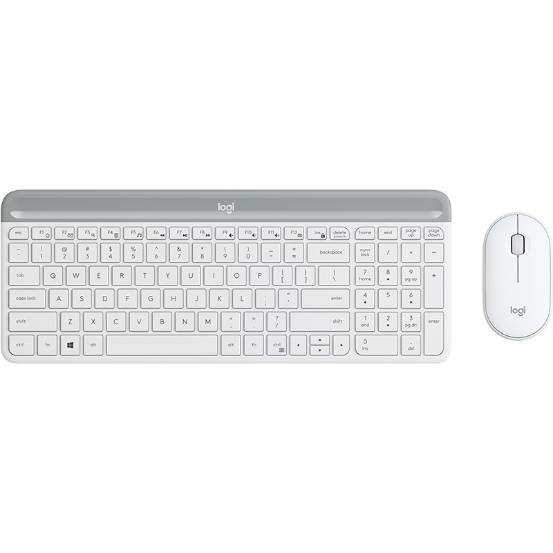 Logitech MK470 teclado Ratón incluido Oficina RF inalámbrico Español Blanco