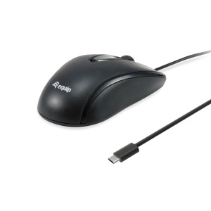 Equip 245116 ratón Oficina Ambidextro USB Tipo C Óptico 1200 DPI