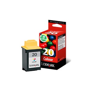20 / 15M0120E Color Print Cartridge cartucho de tinta Original Cian, Magenta, Amarillo