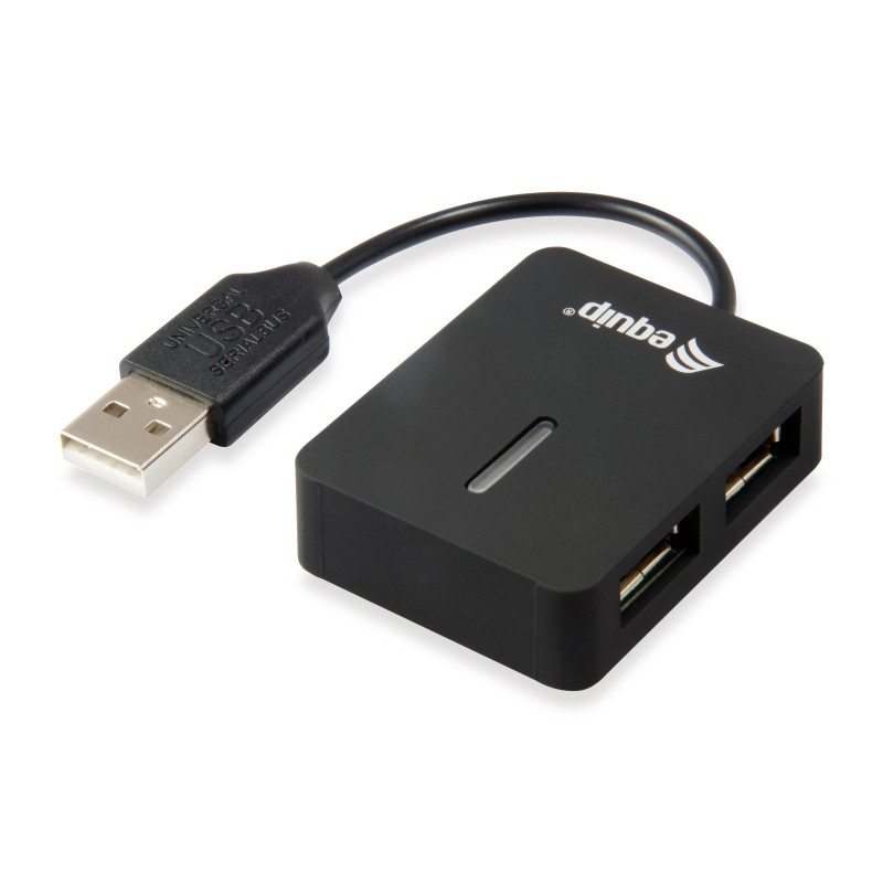 Equip 128952 hub de interfaz USB 2.0 480 Mbit s Negro