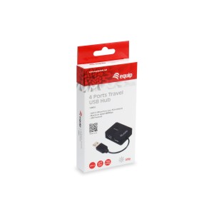 Equip 128952 hub de interfaz USB 2.0 480 Mbit s Negro