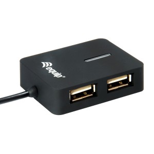 Equip 128952 hub de interfaz USB 2.0 480 Mbit s Negro