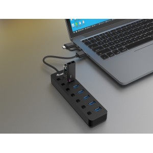 Equip 128965 hub de interfaz USB 3.2 Gen 1 (3.1 Gen 1) Type-A 5000 Mbit s Negro