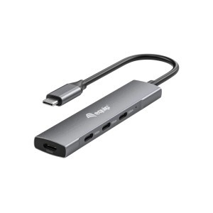 Equip 128963 hub de interfaz USB 3.2 Gen 1 (3.1 Gen 1) Type-C 5000 Mbit s Negro, Plata