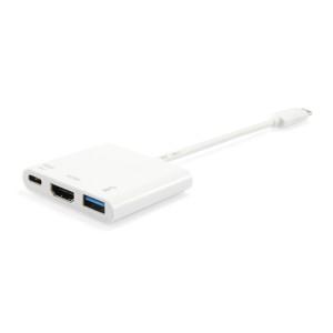 Equip Adaptador USB-C a HDMI , USB-A, 60W USB PD
