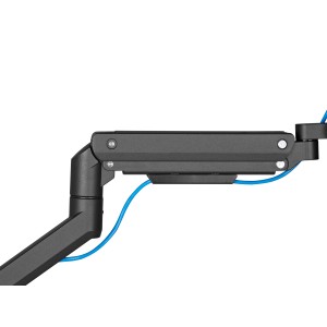 Equip Soporte de escritorio para monitor de 17«-49», negro