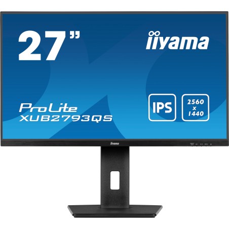 iiyama ProLite XUB2793QS-B7 pantalla para PC 68,6 cm (27") 2560 x 1440 Pixeles Quad HD LED Negro