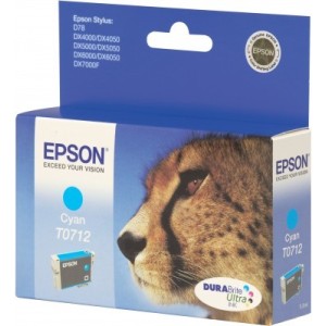 Epson Cheetah T0712 cartucho de tinta Original Cian