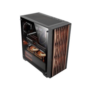 Mars Gaming MC-WOOD Midi Tower Negro