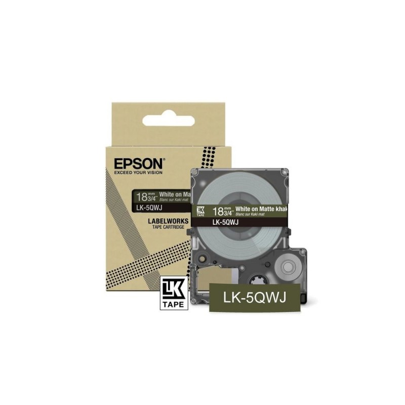 Epson LK-5QWJ Caqui, Blanco