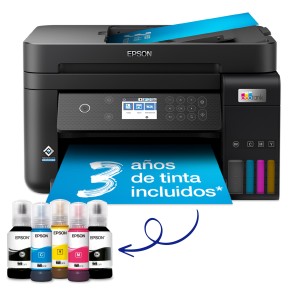 Epson EcoTank Impresora multifunción ET-3850 A4 con depósito de tinta, conexión Wi-Fi