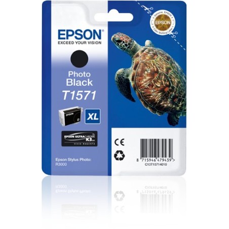 Epson Turtle Cartucho T1571 negro foto