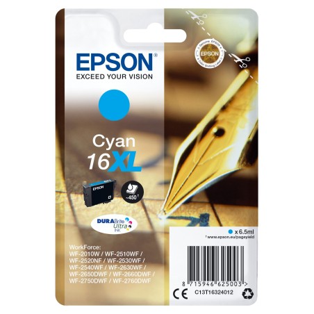 Epson Pen and crossword Cartucho 16XL cian