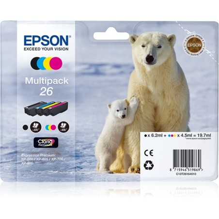 Epson Polar bear Multipack 26 4 colores