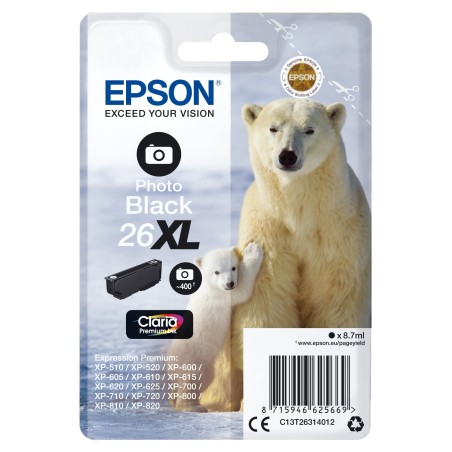 Epson Polar bear Cartucho 26XL negro foto