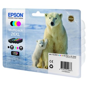Epson Polar bear Multipack 26XL 4 colores