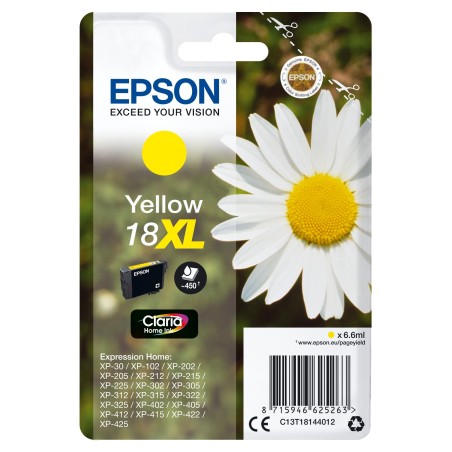 Epson Daisy Cartucho 18XL amarillo