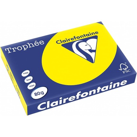 Trophée papel para impresora de inyección de tinta A3 (297x420 mm) 500 hojas Amarillo