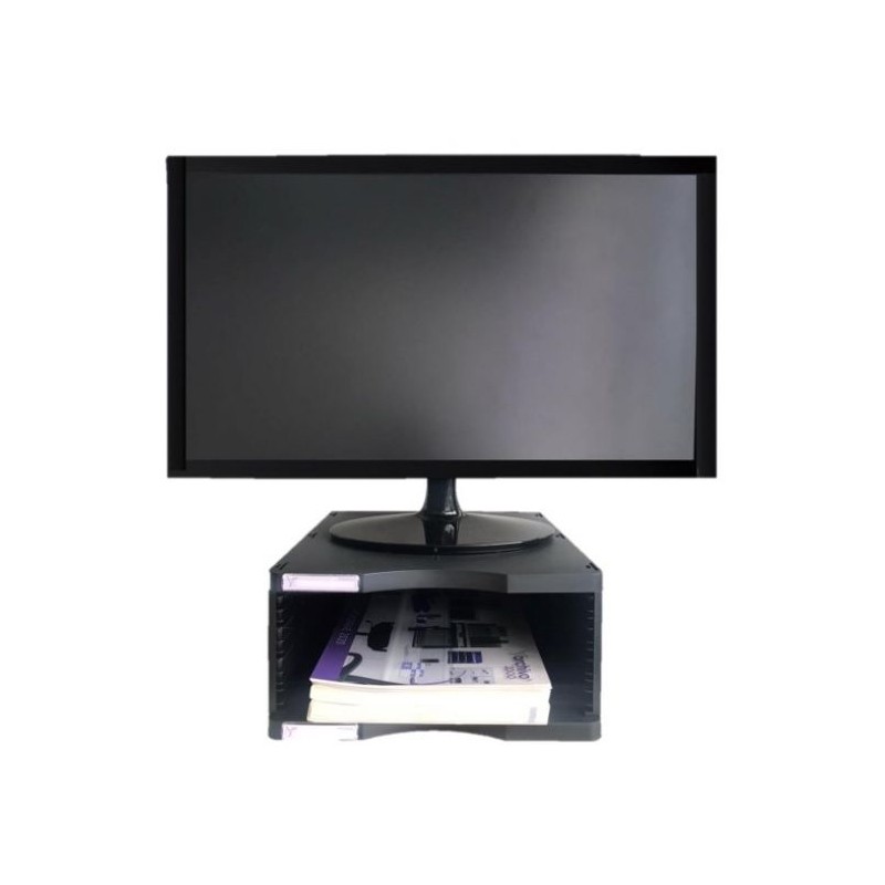 6611 NE soporte para monitor Piso Negro