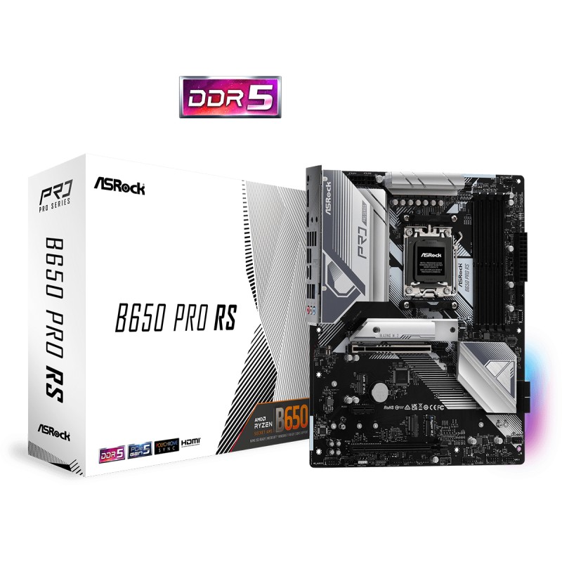 B650 Pro RS AMD B650 Zócalo AM5 ATX