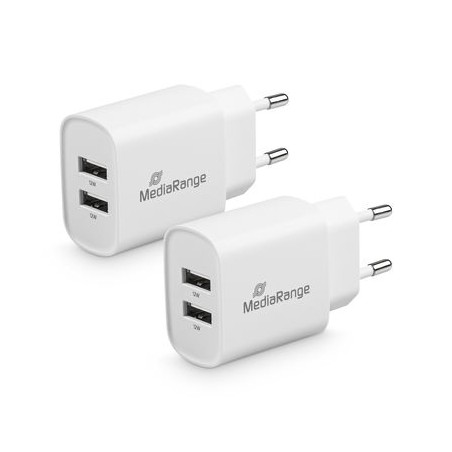 MRMA114 cargador de dispositivo móvil Smartphone, Tableta Blanco Corriente alterna Interior