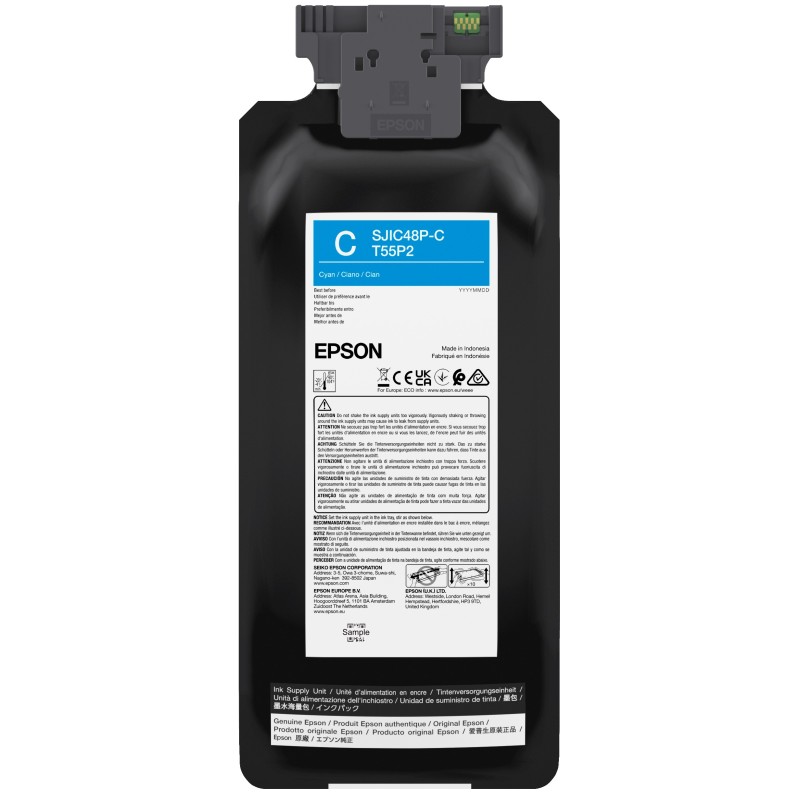 Epson SJIC48P-C cartucho de tinta 1 pieza(s) Original Cian