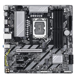 GIGABYTE B860M D3HP Placa base - CPUs Intel Core Ultra, VRM de 4+1+2+1 fases, hasta 9066MHz DDR5, 2xPCIe 4.0 M.2, LAN GbE, USB