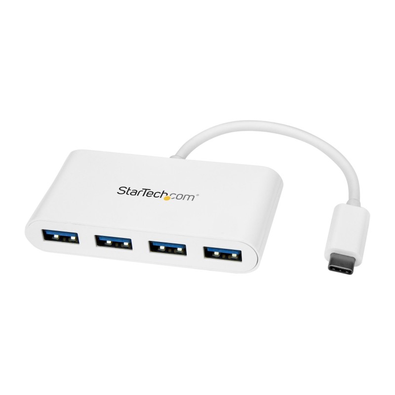 StarTech.com Hub Ladrón USB C con 4 Puertos USB-A (USB 3.0 SuperSpeed de 5Gbps) - Alimentado por el Bus USB - Concentrador