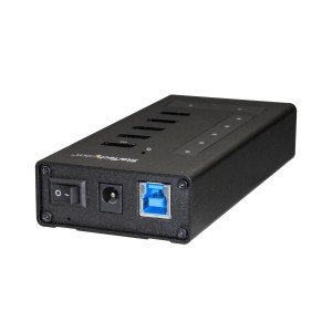 StarTech.com Hub Concentrador USB 3.0 (5Gbps) USB A a 5x USB-A y 2x USB Tipo C de 7 Puertos - Ladrón USB a USBC Industrial