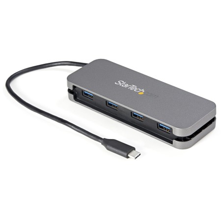 StarTech.com Hub Ladrón USB C de 4 Puertos - 4x USB-A - Concentrador USB 3.0 Tipo C de 5Gbps (USB 3.2 Gen 1) - Hub Portátil