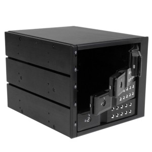 StarTech.com Rack Móvil Backplane de 4 Bahías de Intercambio en Caliente - Rack Móvil Hot Swap sin Bandeja para Unidades de DD