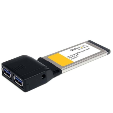 StarTech.com Tarjeta Adaptador ExpressCard 34 USB 3.0 SuperSpeed de 2 Puertos con UASP