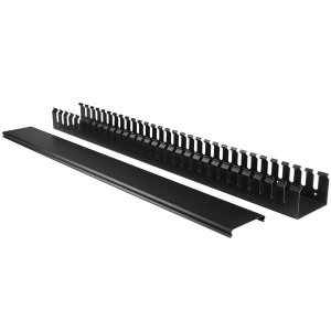 StarTech.com Gestor Organizador Vertical de Cableado con Lengüetas - 0U - 1,8m