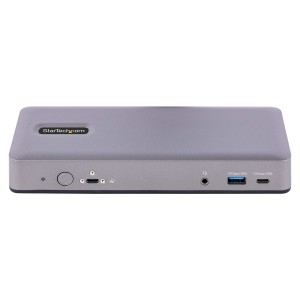 StarTech.com Docking Station USB-C 4K30 Triple  4K60 Doble - Modo Alt DP DP HDMI - Hub USB de 7 Puertos - PD 3.0 - GbE - Audio