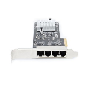 StarTech.com Tarjeta PCI Express de Red Ethernet 4 Puertos NBASE-T 2,5G - NIC I225-V - Tarjeta de Red de 4 Puertos para