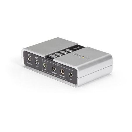 StarTech.com Tarjeta de Sonido 7,1 USB Externa Adaptador Conversor puerto SPDIF Audio Digital Óptico