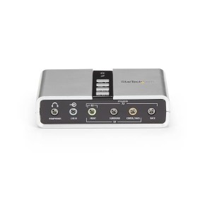 StarTech.com Tarjeta de Sonido 7,1 USB Externa Adaptador Conversor puerto SPDIF Audio Digital Óptico