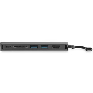 StarTech.com Adaptador Multipuertos USB-C - Docking Station Portátil USB Tipo C a HDMI de 4K - Hub Ladrón USB 3.0 de 2 Puertos