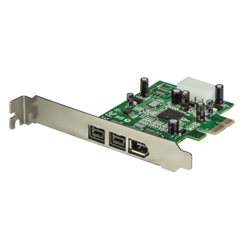 StarTech.com Adaptador Tarjeta FireWire PCI-Express PCI-e de 2 Puertos F W 800 y 1 Puerto F W 400