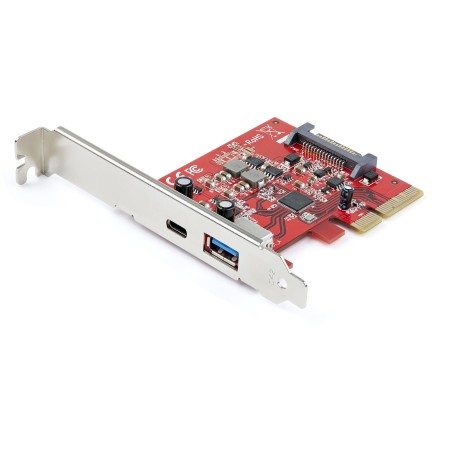 StarTech.com Tarjeta PCI Express USB-C USB-A de 2 Puertos - USB 3.2 Gen 2 (10Gbps) Tipo C - Hub Interno USB para Windows Mac y